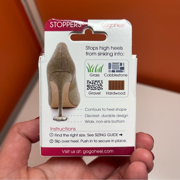 GoGoHeel STOPPERS Heel Protectors - Stops Sinking into Grass (X-Small) - Picture 13 of 13